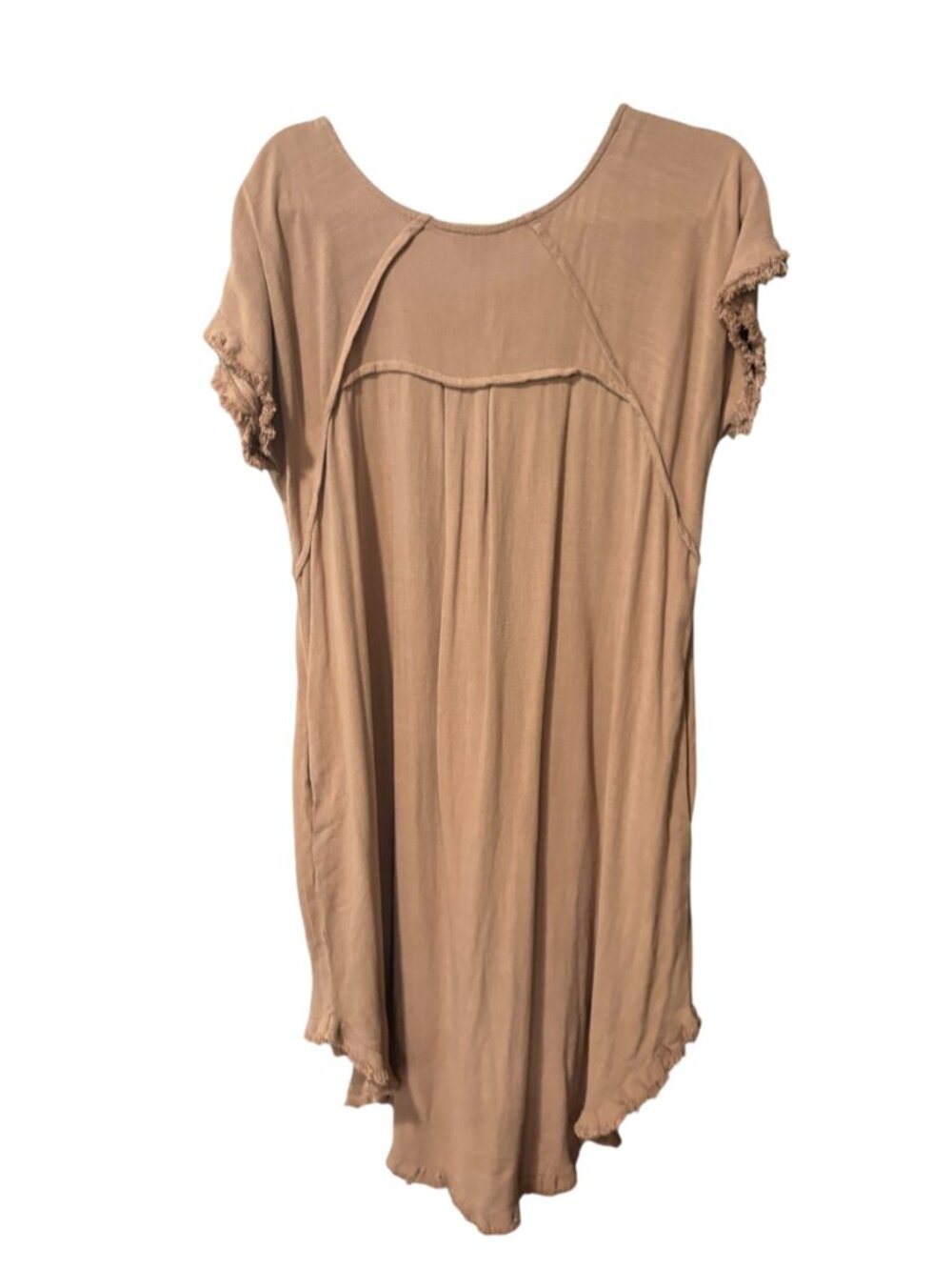 Umgee High-Low Fringe Trim Dress - Picture 5 of 9
